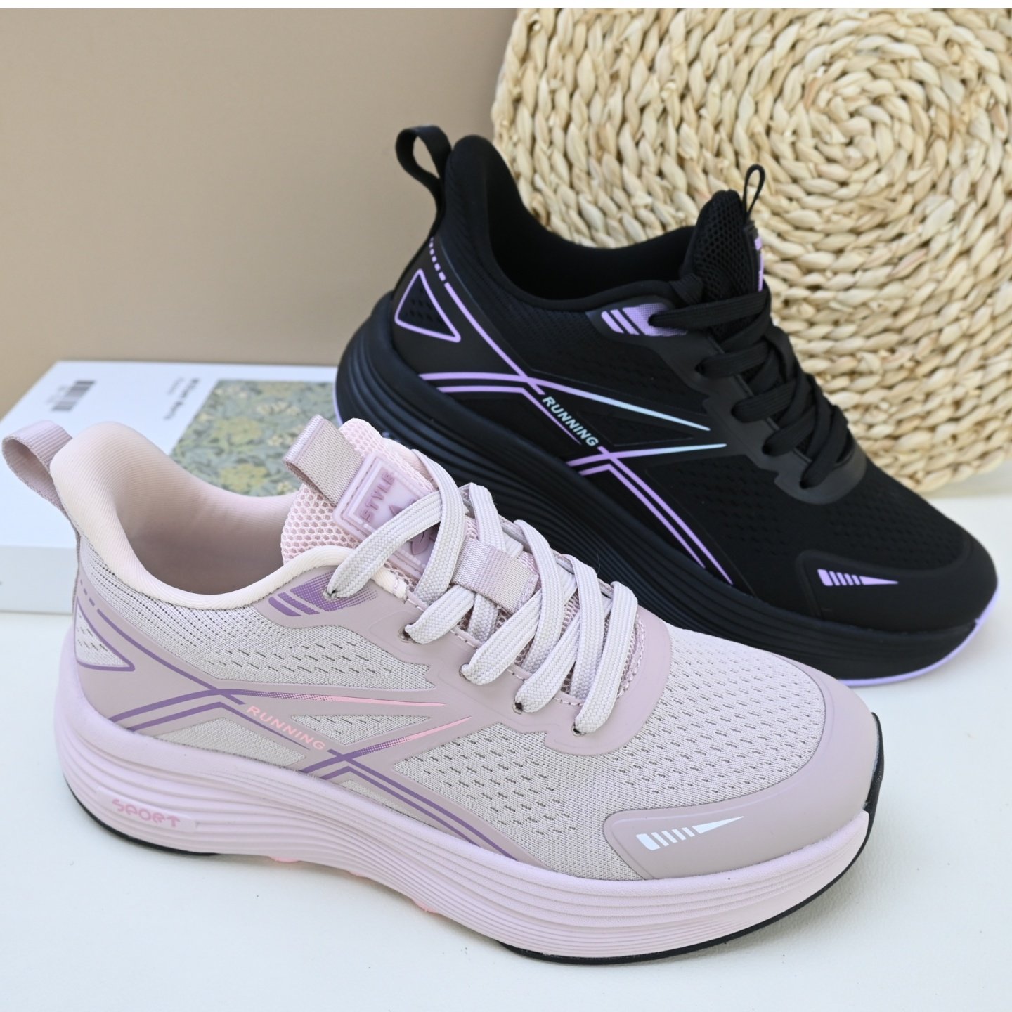 26春秋老北京飞织爆米花超轻软底厚底健步时尚圆头休闲运动女单鞋,女鞋,时尚休闲鞋,淘宝优惠券,粉丝福利购,淘宝优惠卷