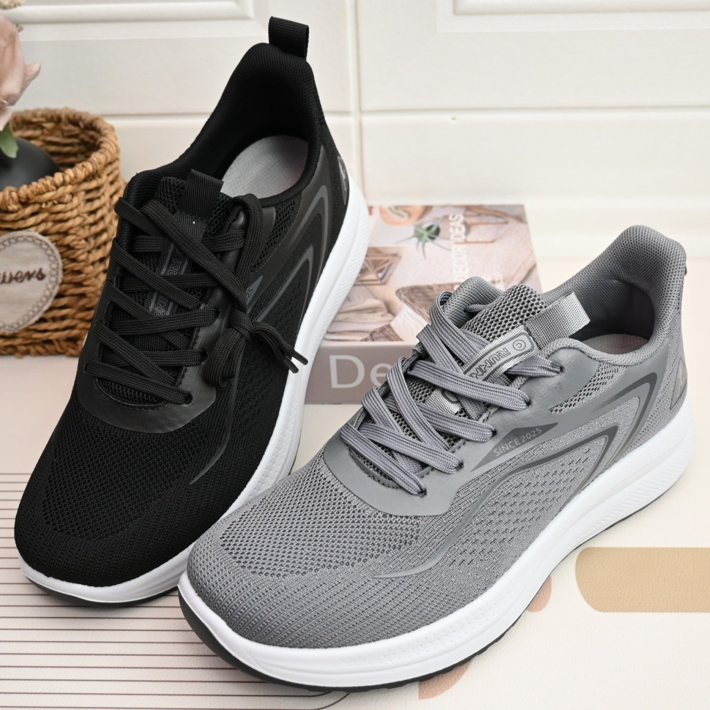 26春秋老北京透气飞织网面宽肥脚中老年爸爸运动健步鞋防滑男单鞋,流行男鞋,网面鞋,淘宝优惠券,粉丝福利购,淘宝优惠卷