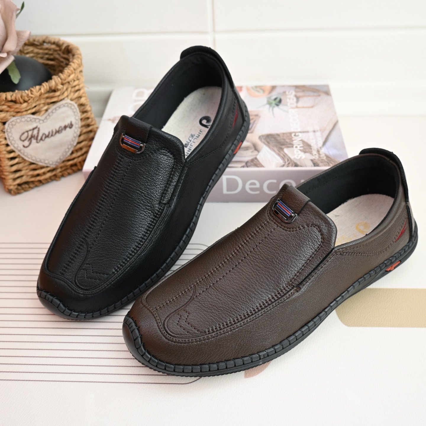 26春秋老北京休闲仿皮面高端商务通勤透气橡胶防滑底工作单鞋男士,流行男鞋,布鞋,淘宝优惠券,粉丝福利购,淘宝优惠卷