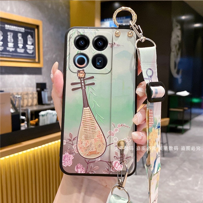 适用魅族22手机壳Meizu22保护套魅族21硅胶软壳20Pro腕带支架斜挎可背带21note挂绳全包防摔女款中国风5G男