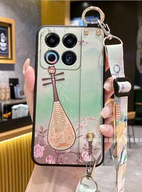 适用魅族22手机壳Meizu22保护套魅族21硅胶软壳20Pro腕带支架斜挎可背带21note挂绳全包防摔女款中国风5G男