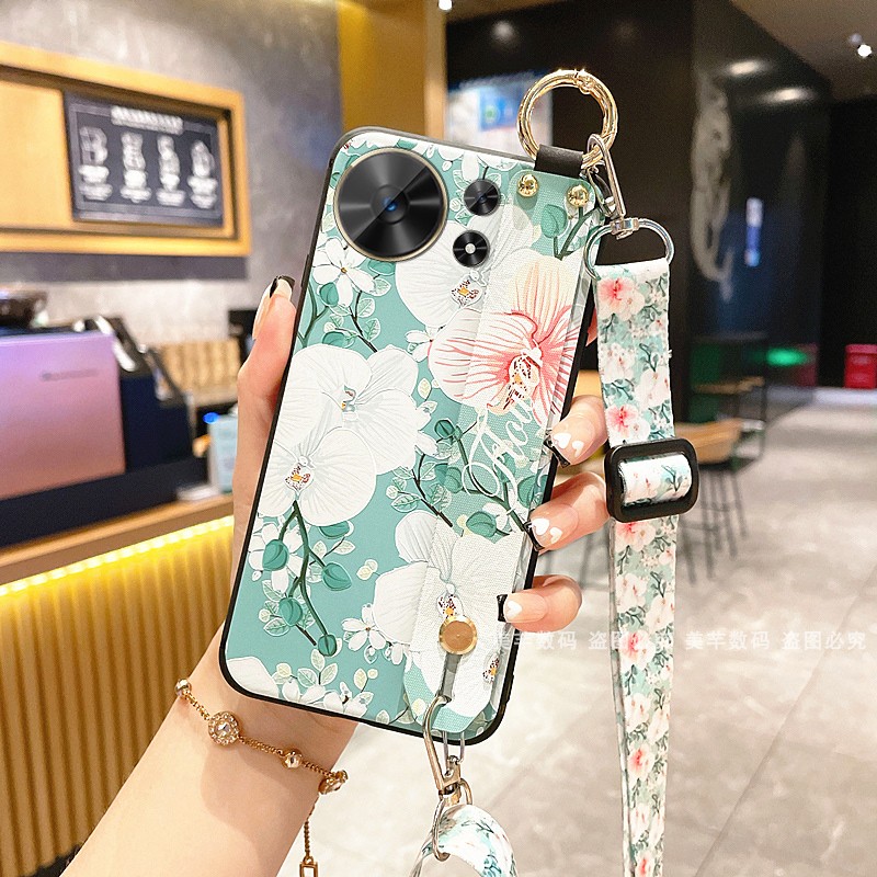 适用华为智选wiko麦芒40手机壳TYH651M-02保护套30硅胶20软壳10全包9防摔11斜挎背带A男女新款挂绳挂脖5G国风