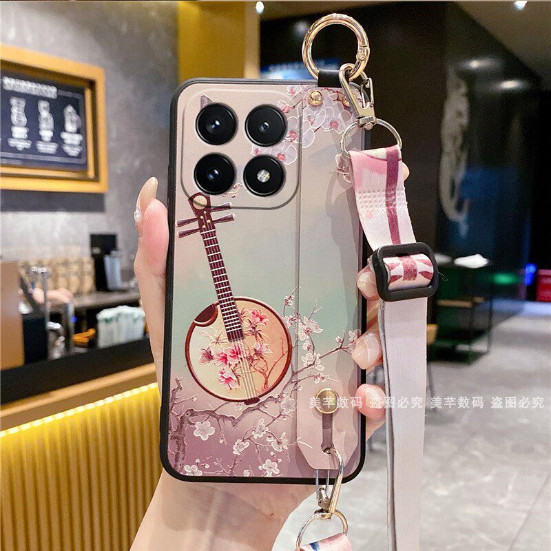 适用小米17手机壳xiaomi17新款防摔全包保护套15腕带支架14硅胶软壳13斜挎12背带T带挂绳14T挂脖女款男外壳