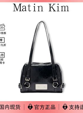 【现货】韩国Matin Kim包新款单肩斜挎女复古通勤学院风保龄球包