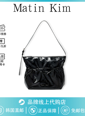 【现货】韩国matin kim包包新款抽褶系带单肩手提包女matinkim