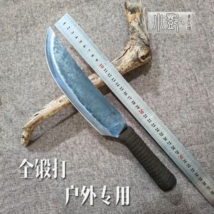 户外砍柴直刀户外刀野外求生锻打刀手工刀锋利泰雅求生易排障小刀