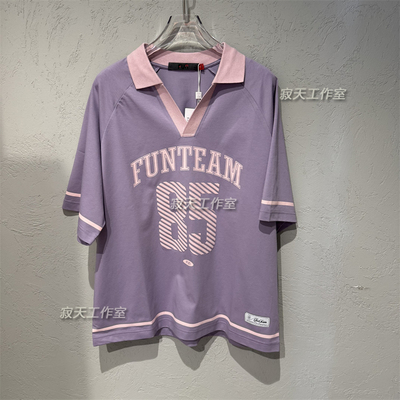 FMP152A0P国内专柜正品代购Fun潮牌 25年春夏新款男女短袖宽松T恤