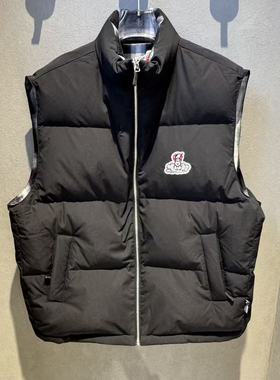 Fun潮牌25秋冬羽绒马甲女宽松无袖坎肩背心外套FDW75404B