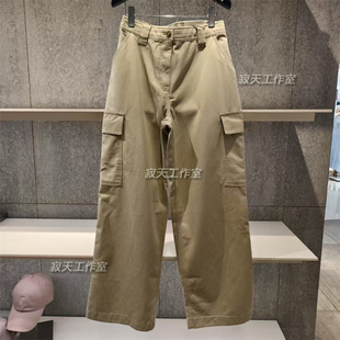 CK Jeans国内代购 2025年春夏新款女士简约百搭工装休闲裤47B605G