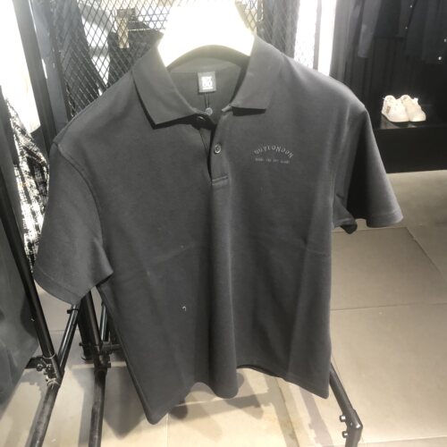 BOY LONDON26春男女黑色老鹰刺绣潮牌POLO衫短袖T恤 B261N0104802