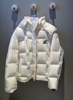 Fun潮牌2025冬季国内专柜正品白色史努比保暖羽绒服FDW754A1W