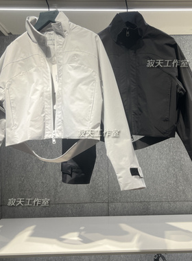 CK Jeans 24年春夏新款女士户外休闲运动小立领短款单夹克J223340