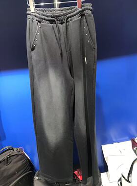 Sprayground专柜正品 2026春款针织长裤宽松做旧潮流男女W1212131