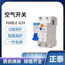 正泰漏电保护器NXBLE-63Y家用2位空气开关1P+N漏保断路器大接线孔