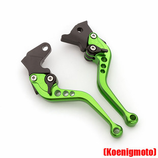 适用张雪机车复古车500F 铝合金刹车牛角可调节离合手把拉杆 改装