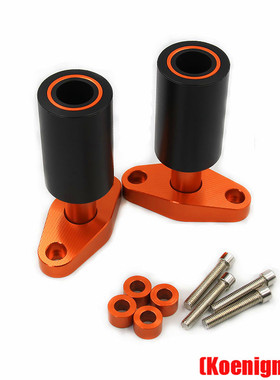 KTM DUKE 125 200 390 CNC铝合金车身防摔球防摔保护杆防摔胶