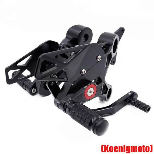 适用春风450NK改装配件竞技后移升高脚踏铝合金可调增高支架总成