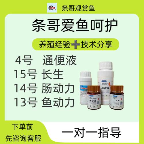 条哥，肠动力，长生，鱼动力 ，通便液，益生菌，观赏鱼内脏调理