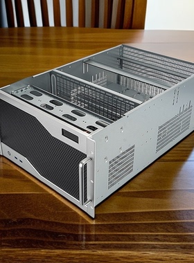 6u机箱多显卡12槽ATX双电源双360水冷eatx大板人工智能工控服务器