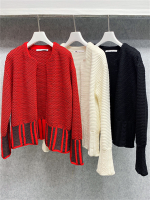 MACQNF针织开衫圆领外穿