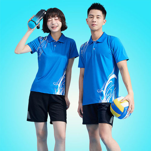 羽毛球服运动套装速干翻领