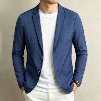 A new casual suit jacket for middle-aged and young business men in spring and summer with sun protection, a thin and fashionable top thumbnail 2