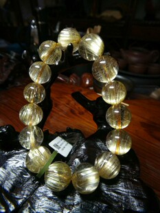 精品天然钛晶手链高品质顺钛发晶手串正品 现货假一赔十欢迎打假