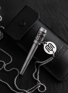 YIMI HOOKAH | 一米水烟304不锈钢水烟嘴真皮套水烟咀hookah tips