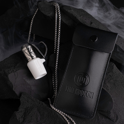 YIMI HOOKAH | 一米水烟304不锈钢个人卫生烟嘴含皮套挂链