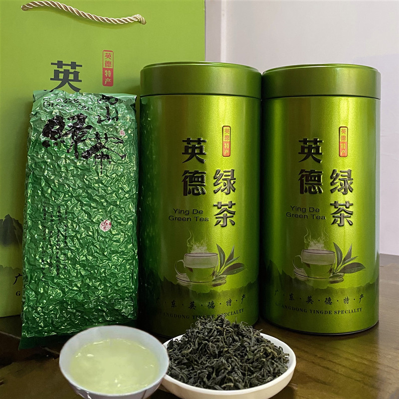 新春茶英德绿茶明前高山云雾茶清香绿茶浓香炒青散装500g罐装送礼