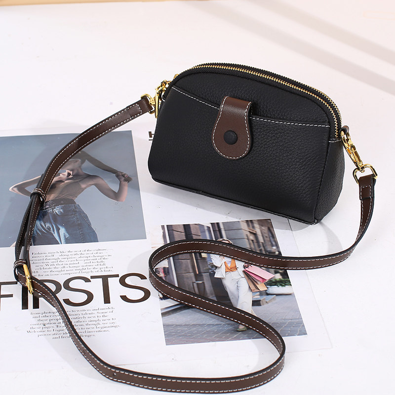 小包包2023新款斜挎女包真皮时尚简约休闲流行头层牛皮单肩小方包