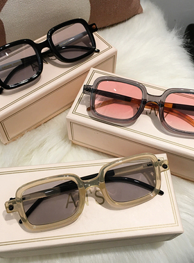 潮牌有色眼镜方圆脸墨镜男女