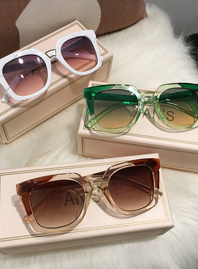 多巴胺墨镜女方框显脸小防紫外线