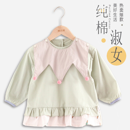 日系高级甜美可爱公主风纯棉围裙