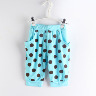 男女童裤 宝宝大PP裤 马裤 春秋夏纯棉婴儿大屁屁开裆裤 子 儿童哈伦裤