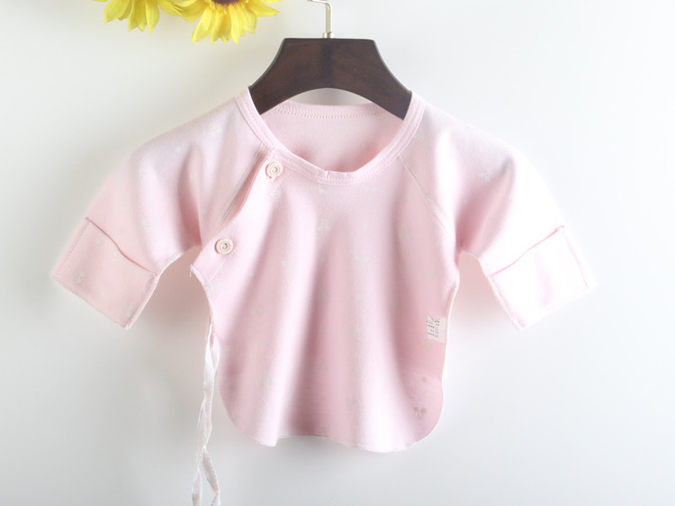 春季纯棉新生儿半背衣小孩婴儿内衣居家吸汗宝宝长袖上衣全棉柔软,童装/婴儿装/亲子装,保暖上装,淘宝优惠券,粉丝福利购,淘宝优惠卷