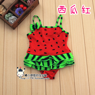 婴儿宝宝比基尼分体游泳衣 儿童泳衣女童连体衣新生泳装 夏季 新款