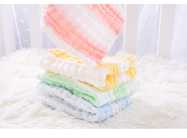 6层新生儿洗脸纯棉超柔口水巾