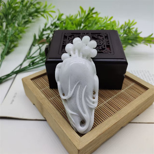 天然独山玉手把件人生如意南阳独山玉把玩件人生如意包邮