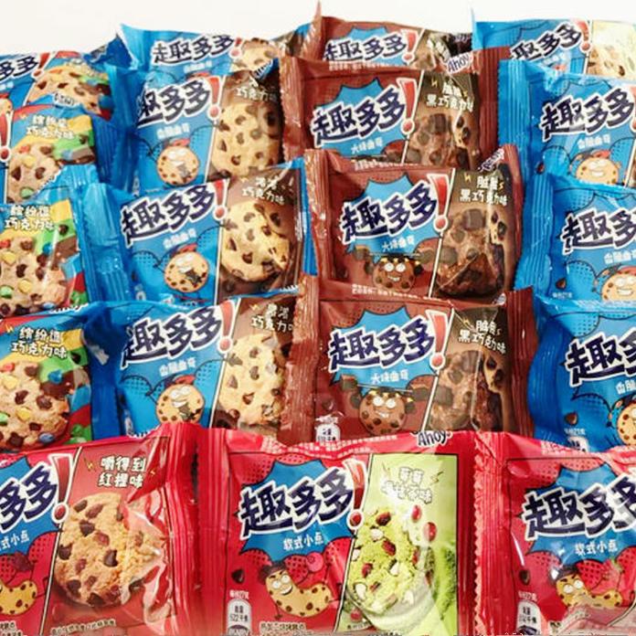 亿滋大块500g散装趣多多曲奇饼干