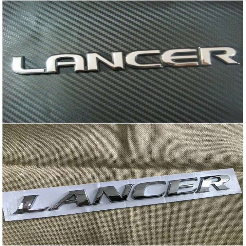东南蓝瑟三菱ATTIAGE车尾标LANCER字母标欧蓝德翼神汽车车贴改装
