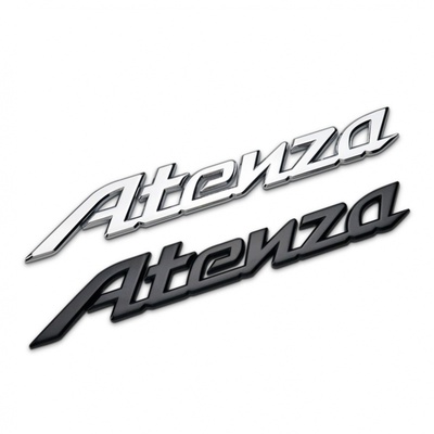 马自达车贴 马6 睿翼 新马3 改装ATENZA车标 金属车身AXELA车尾标
