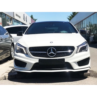 适用奔驰CLA级CLA220前牌照板W117底座260后车牌架框AMG转换托45