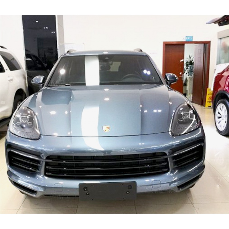 18-19-20款平行进口保时捷卡宴前牌照板后车牌托盘边框底座转换架