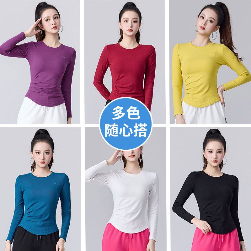 春季广场舞服装新款套装运动健身团队户外跑步休闲服