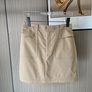 9025撤柜ATU夏季 2025复古高腰女高腰显短裙 百褶新款