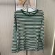 1005撤柜cg时尚 上衣 休闲条纹长袖 大码 女装