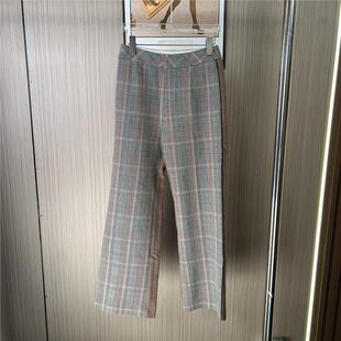 休闲裤 93105撤柜ATU时尚 格子西装