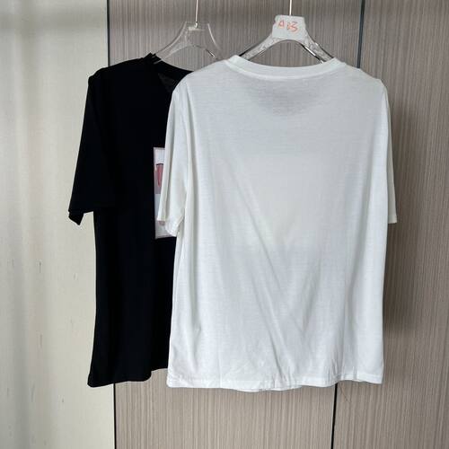 5130品牌剪标短袖女薄款百搭夏季感大版宽松圆领体恤上衣打底T恤