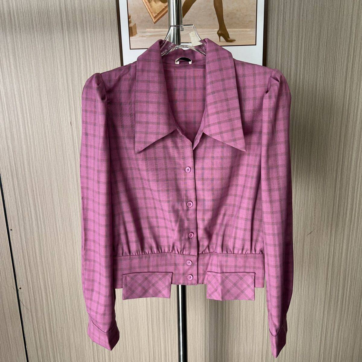 7198品牌撤柜剪标时尚女装新款上衣衬衣气质秋季长袖时尚衬衫收腰